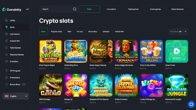 coinslotty casino games