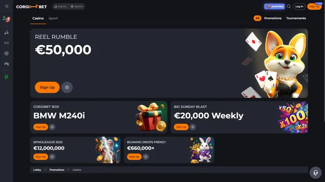corgibet casino promotions
