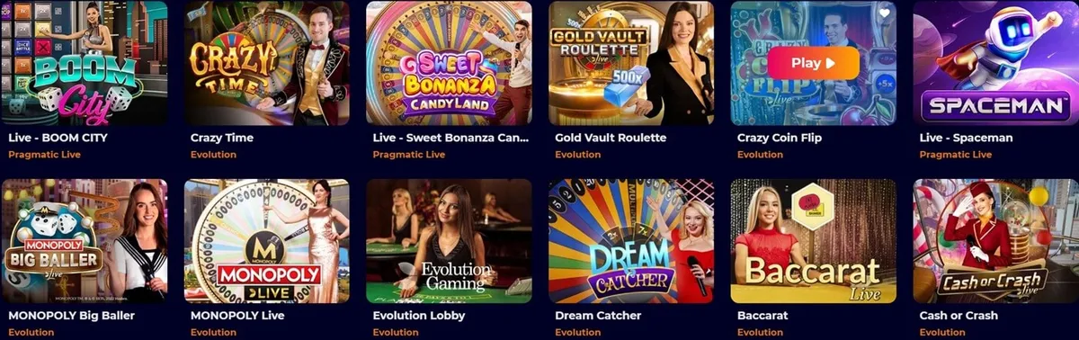 cosmicslot casino live games