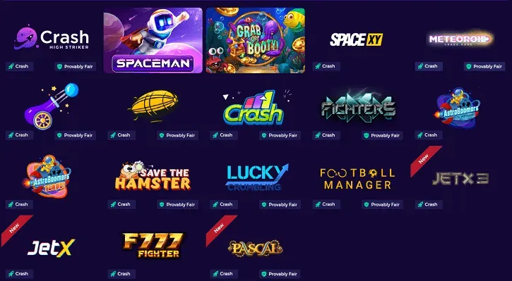 crashino casino crash games