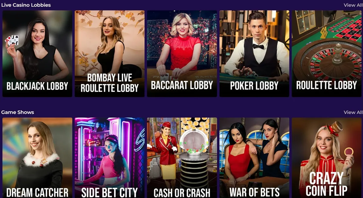 crashino casino live games