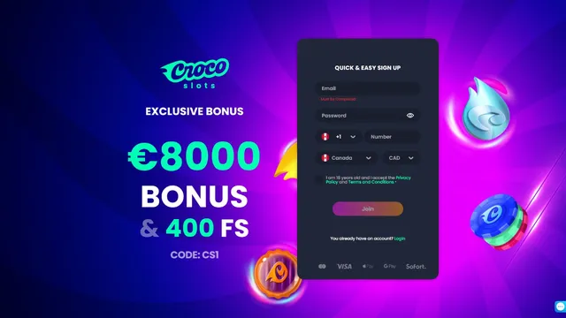 crocoslots casino registration