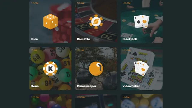 crypto.games casino games