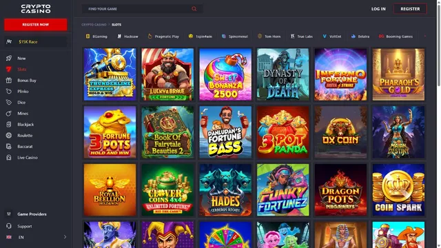 crypto casino games