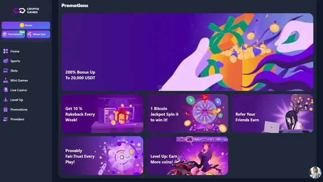 cryptogames casino promotions