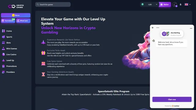 cryptogames casino support