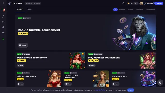 cryptoleo casino tournaments