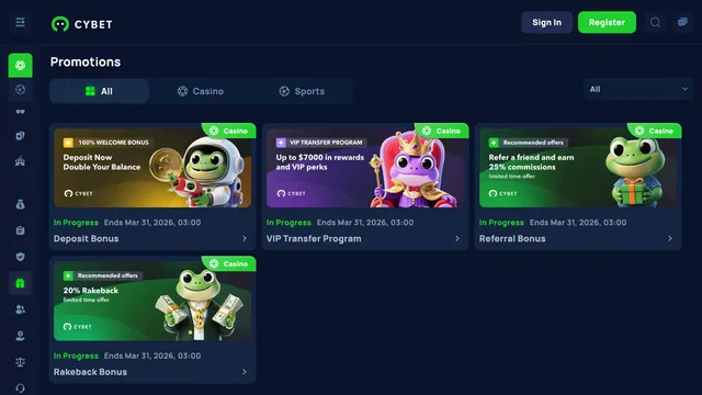 cybet casino promotions