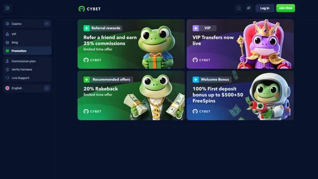 cybet casino promotions