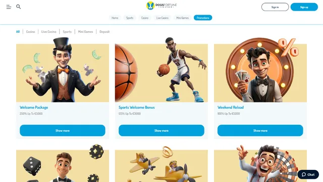 dogsfortune casino promotions