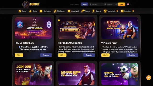 donbet casino promotions