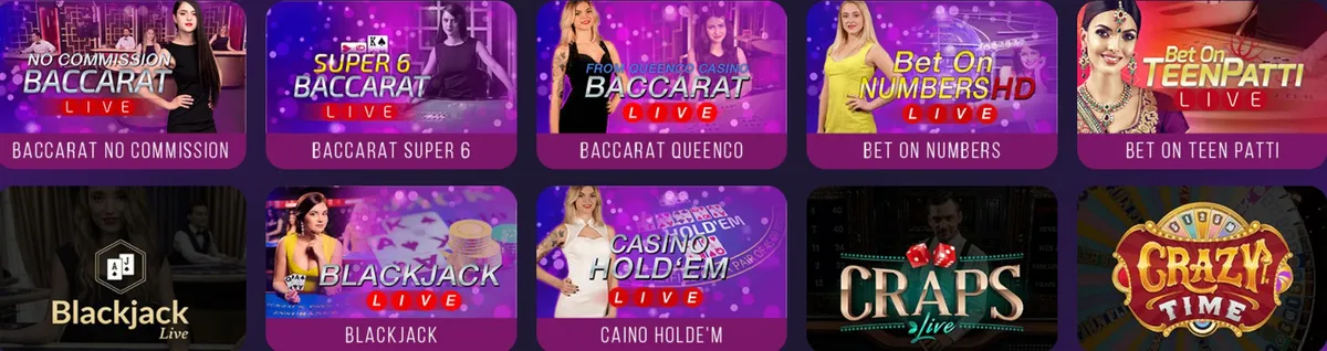 dream spin casino live games