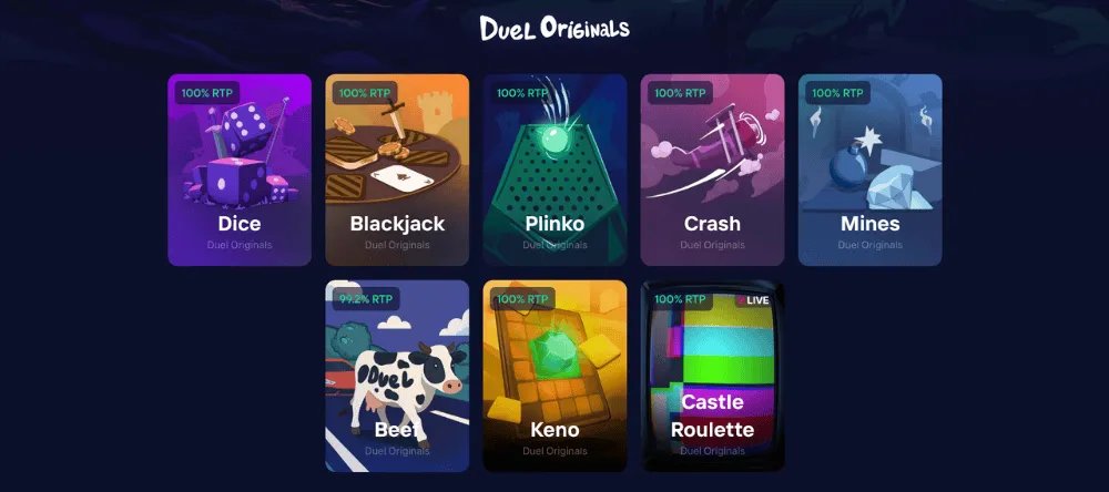 duel casino originals icon
