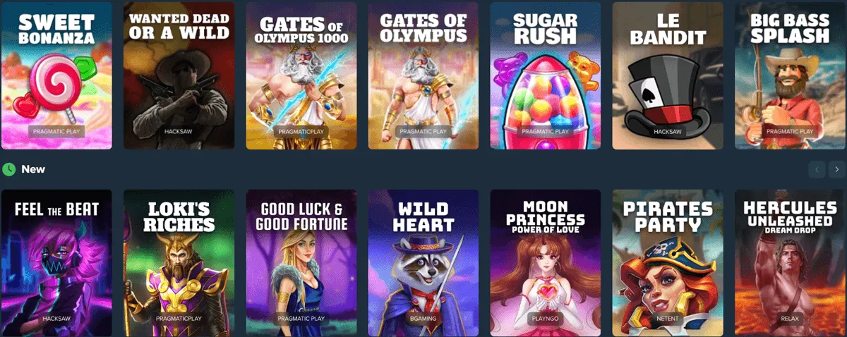 duelbits casino slots