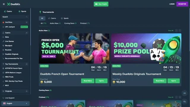 duelbits casino tournaments