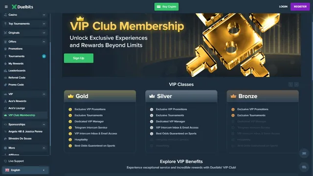 duelbits casino vip club