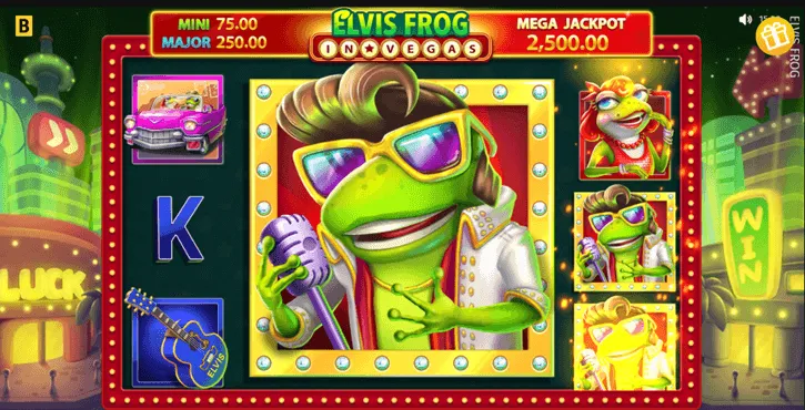 elvis frog in vegas slot provider