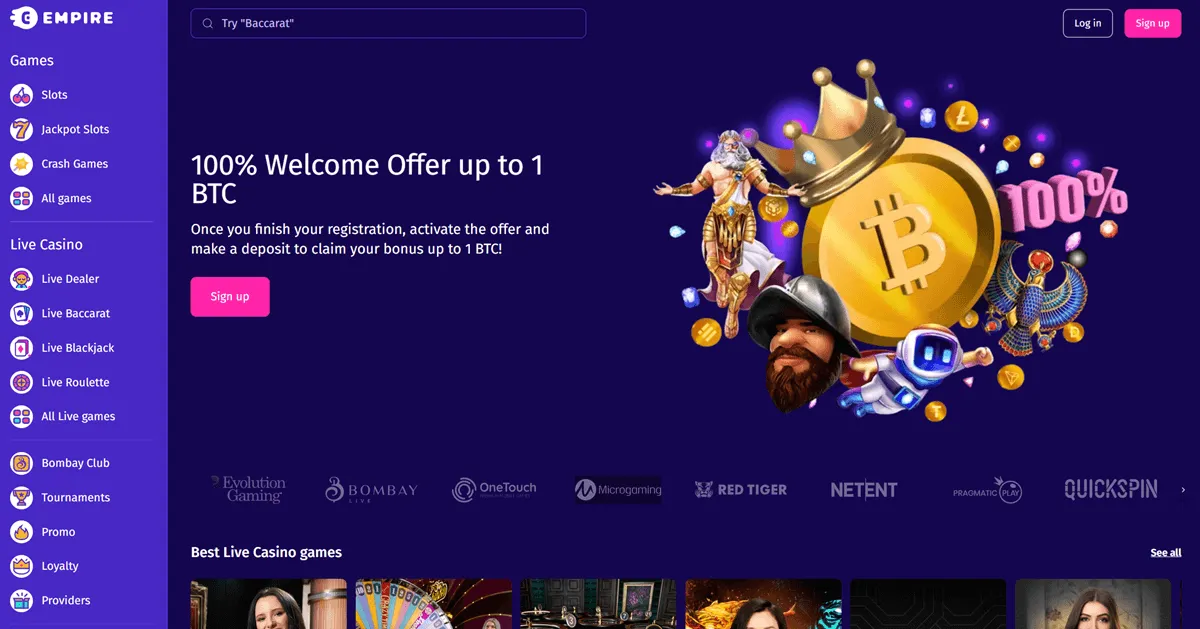 empire casino web new