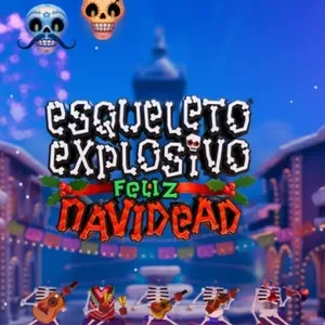 esqueleto explosivo feliz navidead slot icon