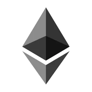 Ethereum crypto currency icon square