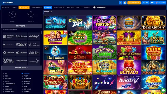 fairpari casino games