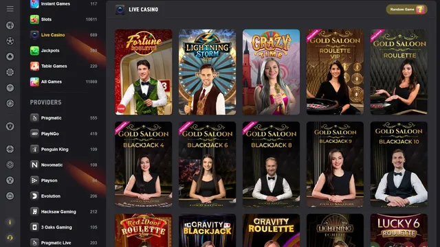 fezbet casino live games