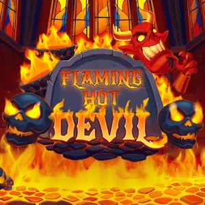 flaming hot devil slot icon