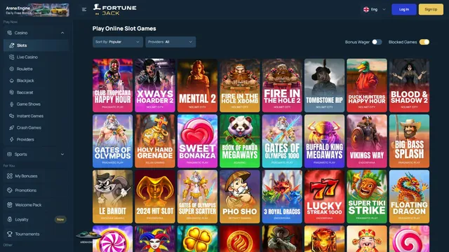 fortunejack casino games