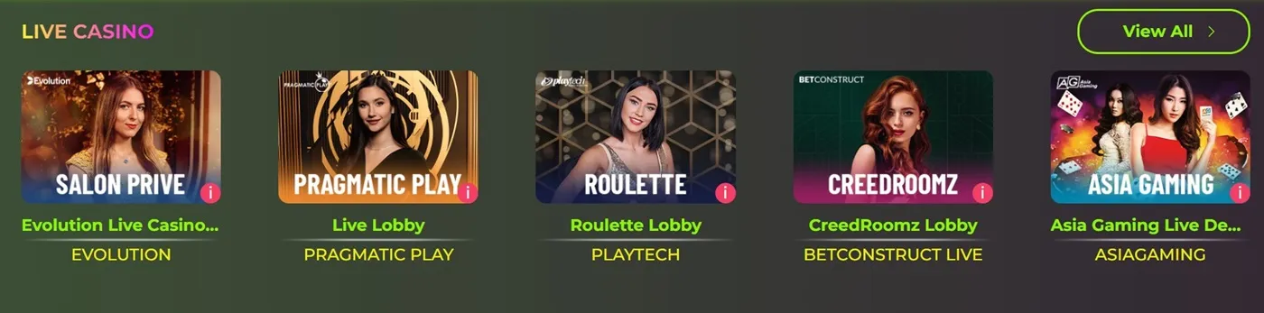 fortunepanda casino live games