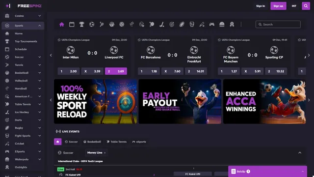 freespinz spotsbetting