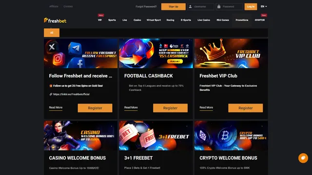 freshbet casino promotions