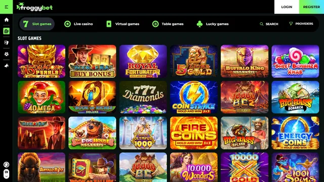 froggybet.io casino games