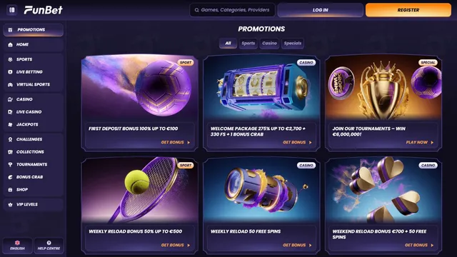 funbet casino promotions