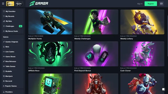 gamba casino promotions