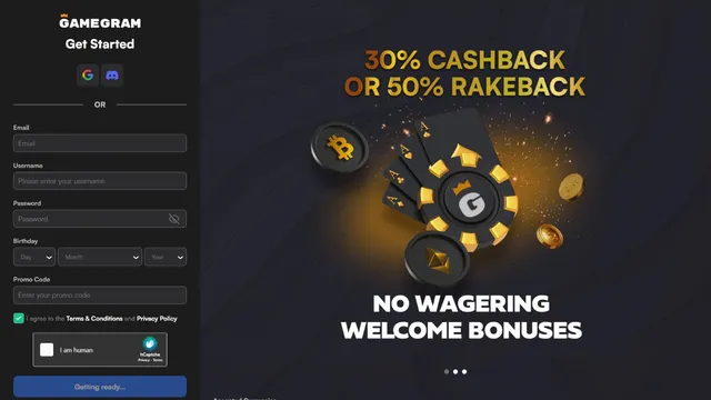 gamegram casino registration