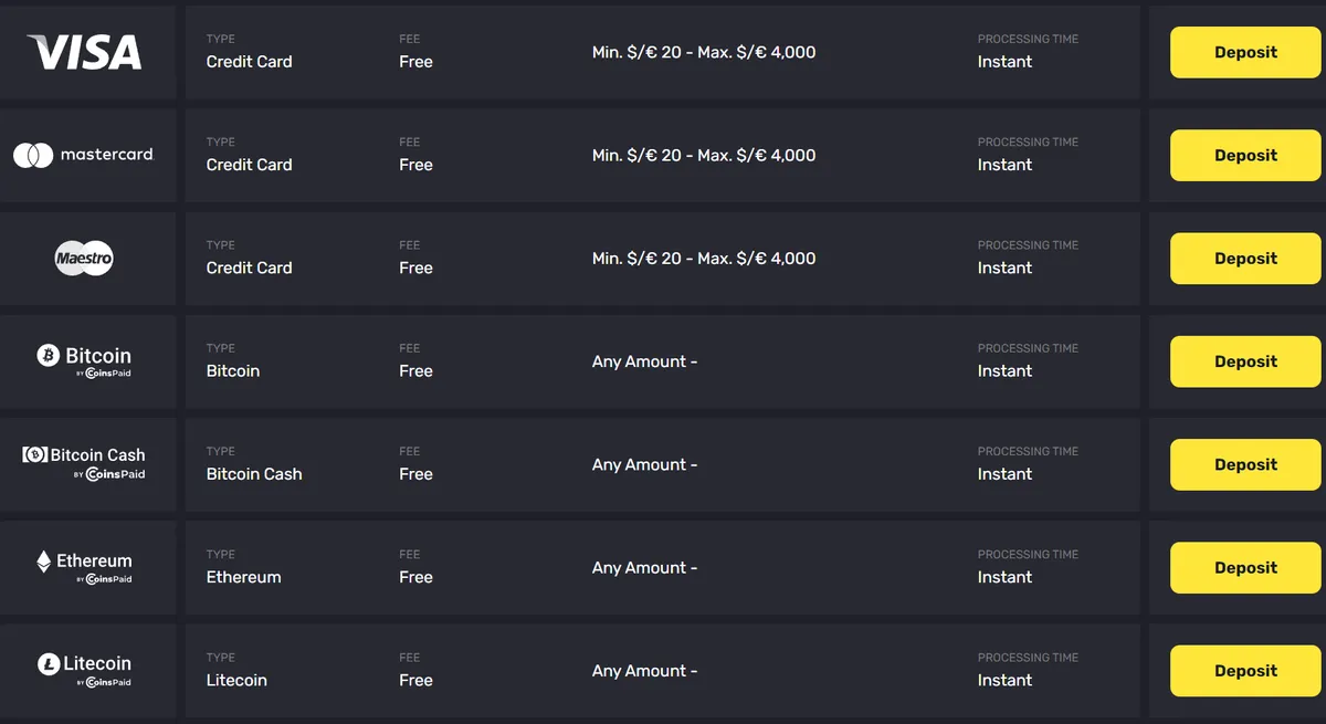 getslots casino payments