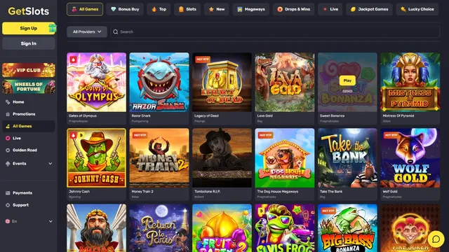 getslots casino games