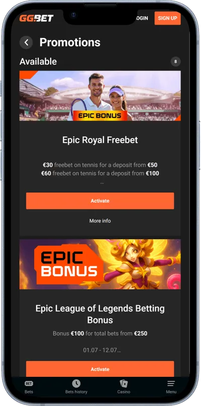 ggbet casino phone sports