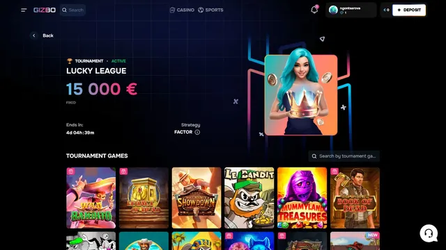 gizbo.casino tournaments