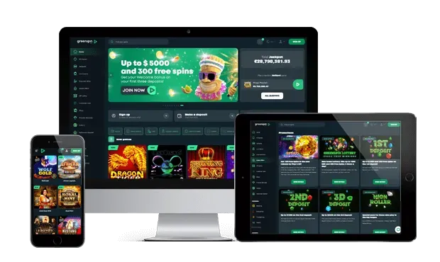 greenspin website screens