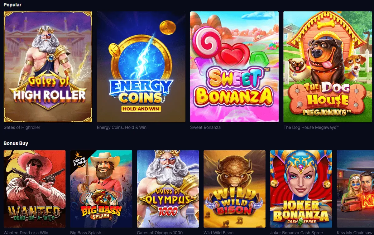 highroller casino games