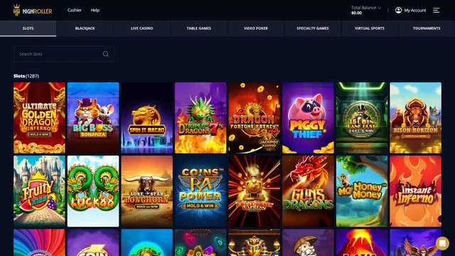highroller casino games