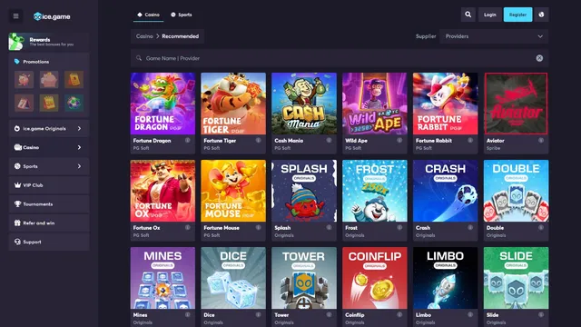 ice.game casino games