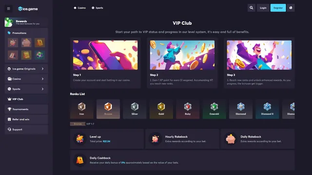 ice.game casino vip club
