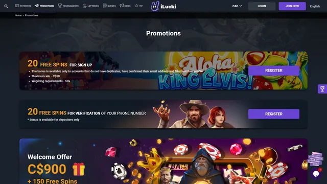 ilucki casino promotions