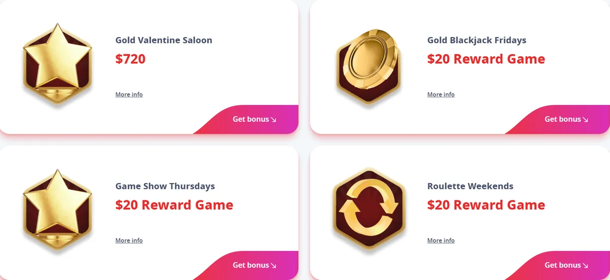 infinity casino promotions