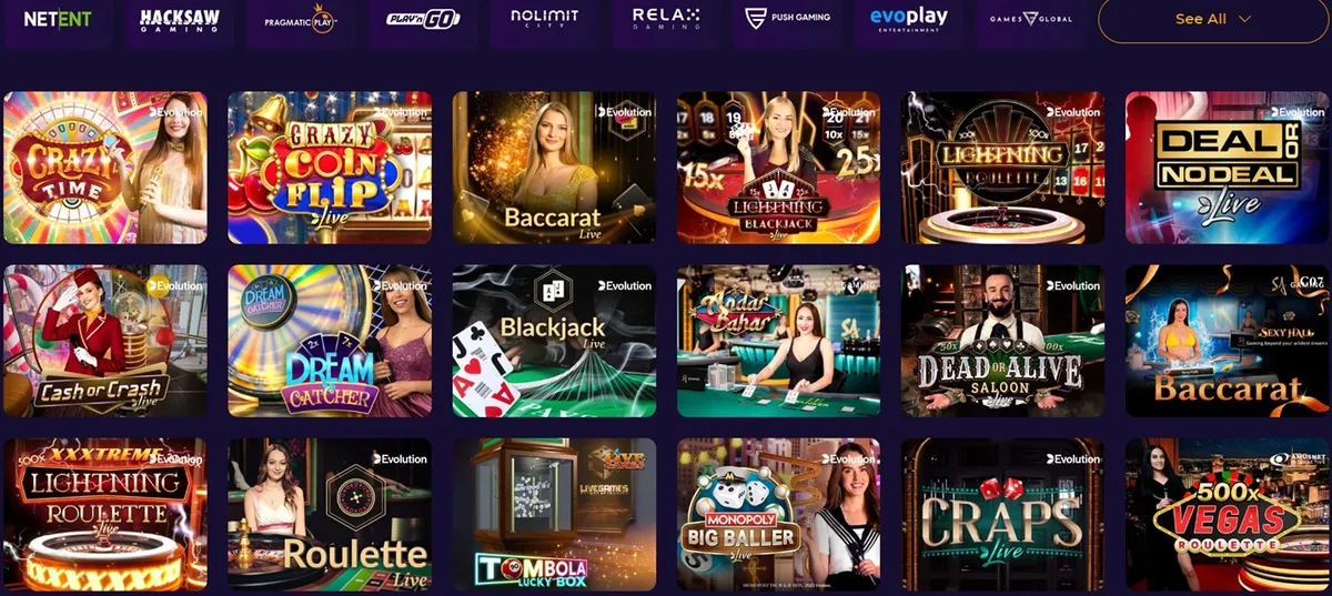 iwild casino live games