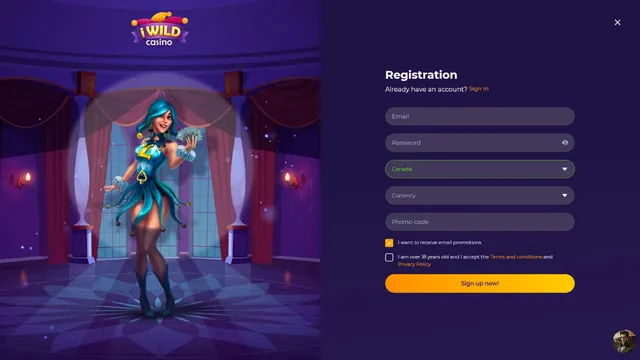 iwild casino registration
