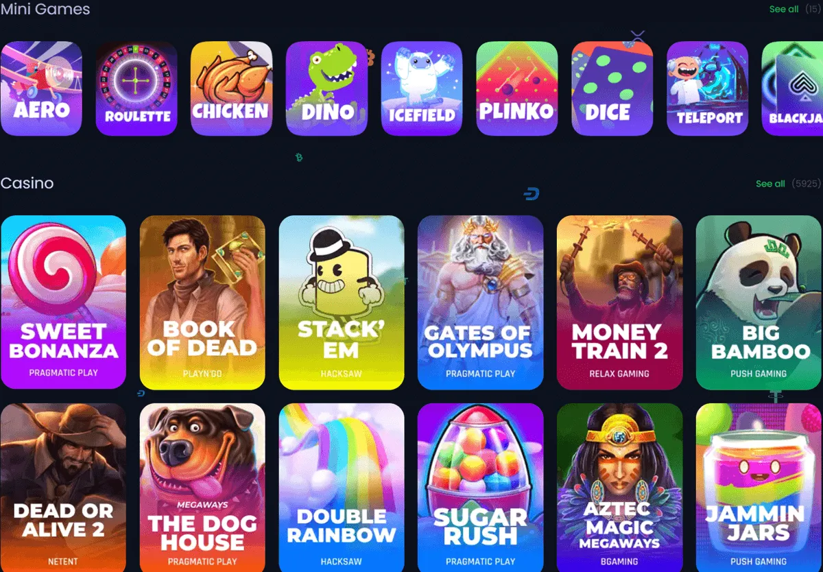 jackbit casino games