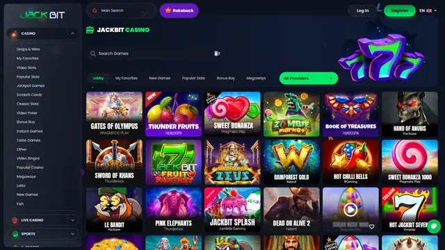 jackbit casino games
